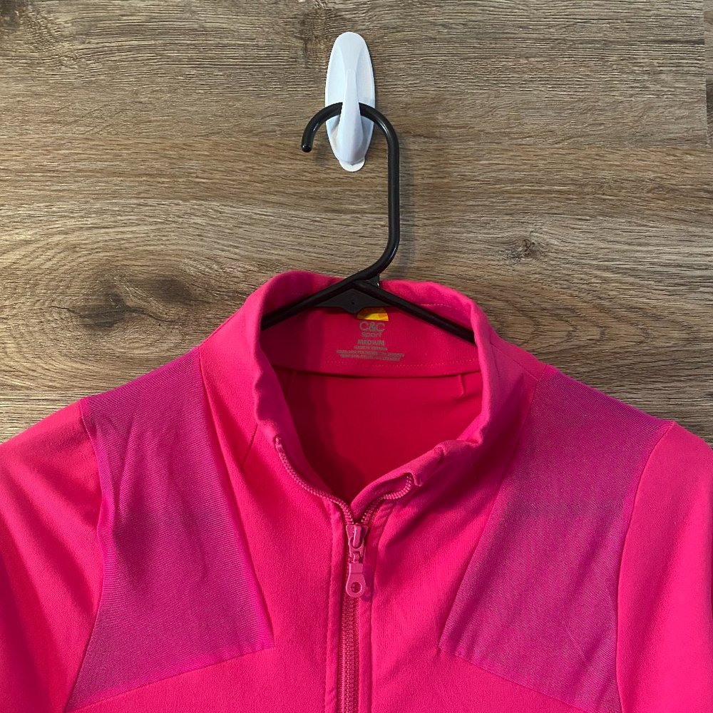 Woman's workout zipup sweater
